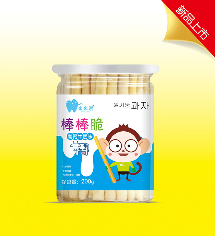 高钙牛奶味棒棒脆
